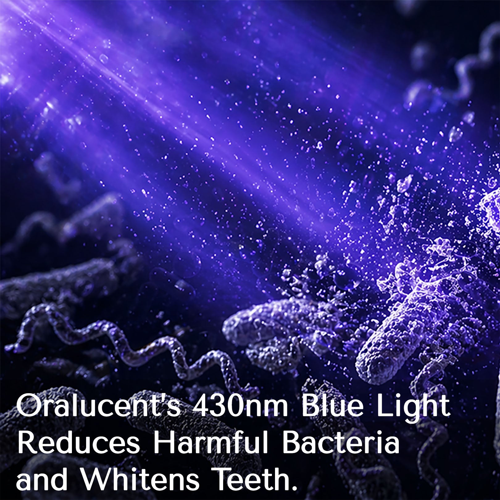 Red & Blue Light Therapy Sonic Toothbrush for Gum Health & Teeth Whitening - Oralucent Pro Edition